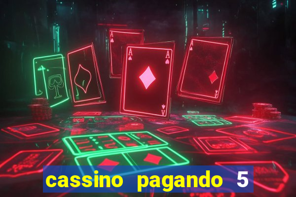 cassino pagando 5 reais no cadastro